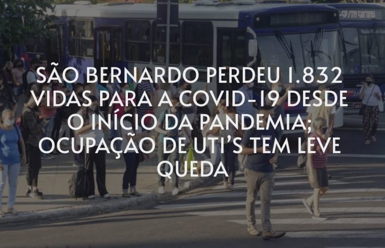 SÃO BERNARDO PERDEU 1.832 VIDAS PARA A COVID-19 DESDE O INÍCIO DA PANDEMIA