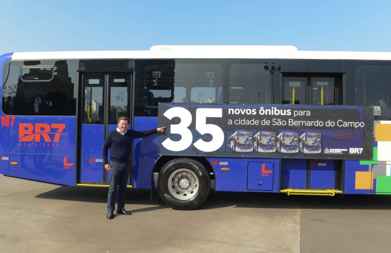 SÃO BERNARDO RECEBE 35 NOVOS ÔNIBUS PARA INTEGRAR FROTA 