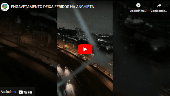 ENGAVETAMENTO DEIXA FERIDOS NA ANCHIETA, TV São Bernardo - Notícias de São Bernardo do Campo - TVSBC