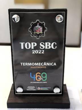 TERMOMECANICA É RECONHECIDA PELO PRÊMIO TOP SBC 2022, TV São Bernardo - Notícias de São Bernardo do Campo - TVSBC