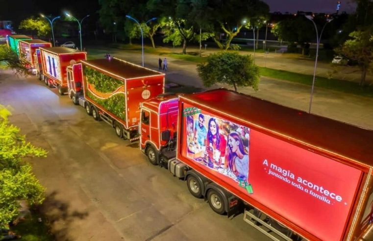 CARAVANA DE NATAL DA COCA-COLA CHEGA HOJE (23/11) EM SÃO BERNARDO