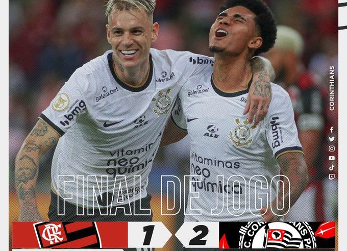 CORINTHIANS DERROTA FLAMENGO NO MARACANÃ E SE GARANTE NA LIBERTADORES