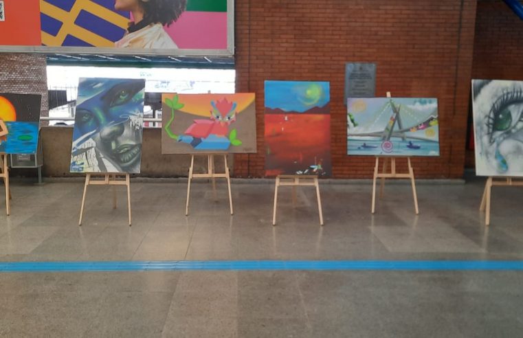 ESTAÇÃO PALMEIRAS-BARRA FUNDA RECEBE GRAFITES DO NOVO RIO PINHEIROS