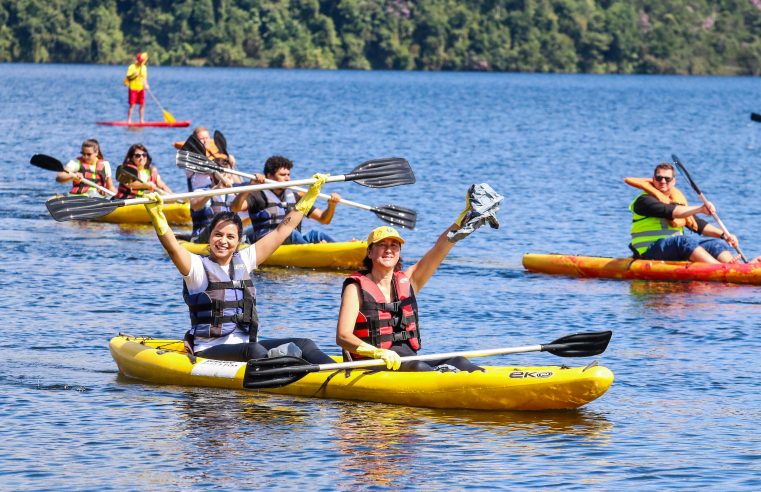 DIA MUNDIAL DA ÁGUA: SÃO BERNARDO RETIRA 140 KG DE LIXO DA BILLINGS