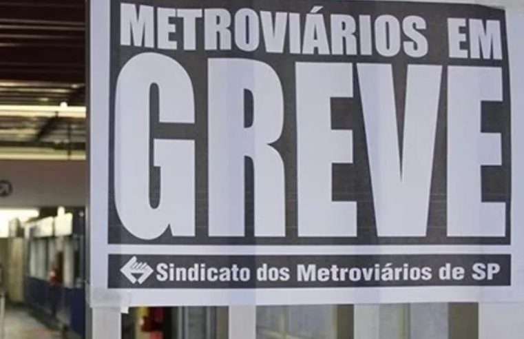 METROVIÁRIOS DE SÃO PAULO DECIDEM POR GREVE NESTA QUINTA-FEIRA