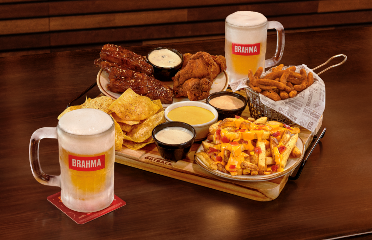 OUTBACK E BRAHMA REATIVAM RODÍZIO DE CHOPP E APERITIVOS POR APENAS R$ 99,90