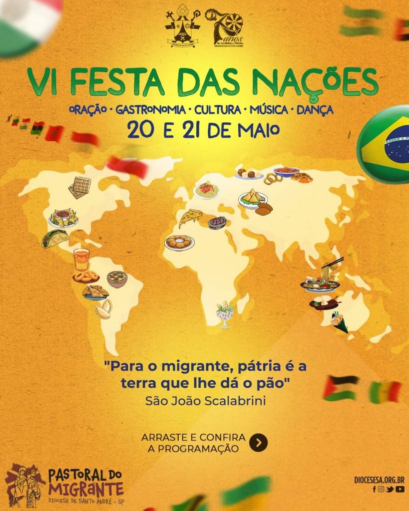 FESTA DAS NAÇÕES CHEGA À SÃO BERNARDO DO CAMPO COM CULTURA E GASTRONOMIA INTERNACIONAL