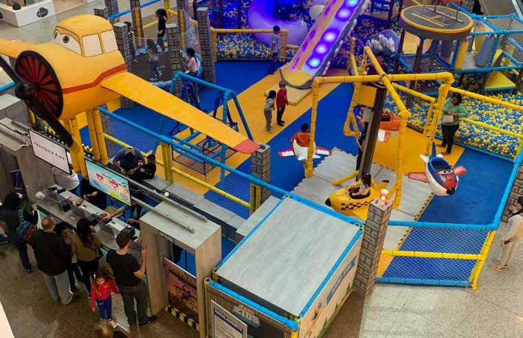SÃO BERNARDO PLAZA: NOVIDADE PARA AS CRIANÇAS COM A ATRAÇÃO AERO KIDS