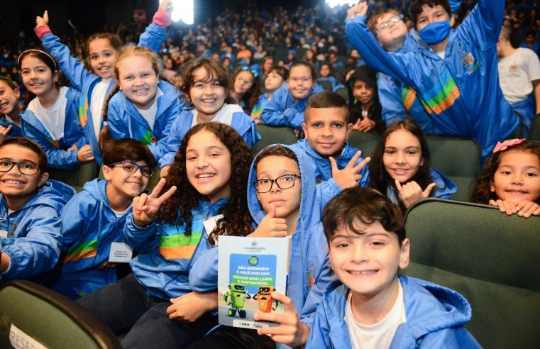 CAMPANHA DE COLETA SELETIVA É LANÇADA NAS ESCOLAS DE SÃO BERNARDO NO DIA DO MEIO AMBIENTE