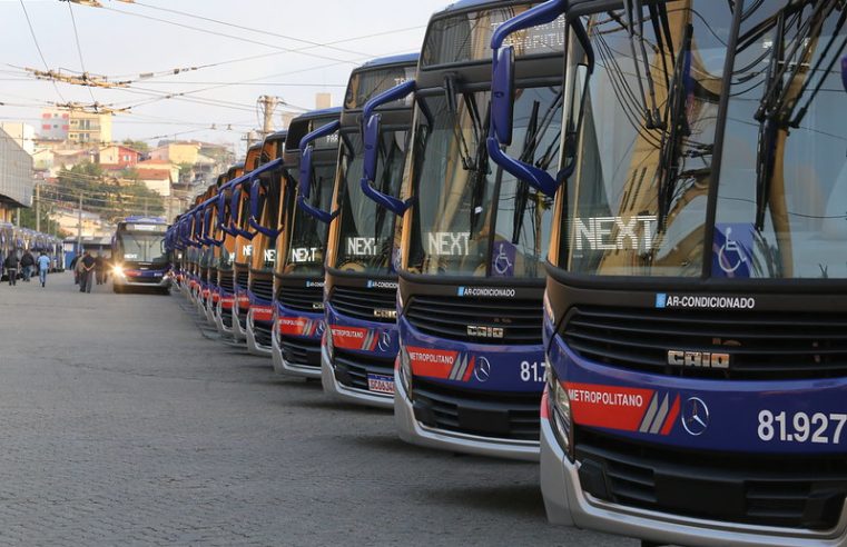 NOVOS ÔNIBUS ZERO KM REFORÇAM A FROTA DA EMTU NO ABC