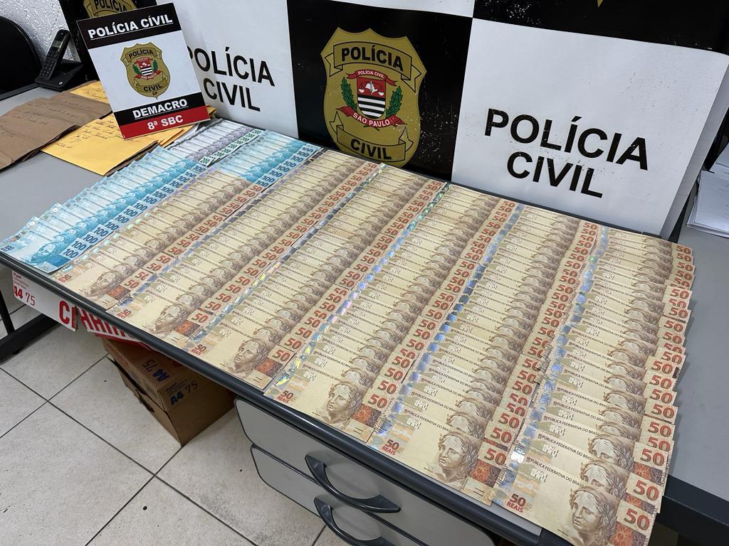 POLÍCIA CIVIL PRENDE DOIS E APREENDE R$ 11 MIL EM NOTAS FALSAS EM SÃO BERNARDO
