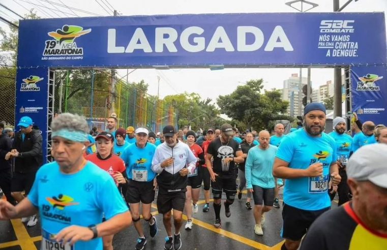 12 MIL CORREDORES DESAFIAM O FRIO NA 19ª MARATONA DE SÃO BERNARDO