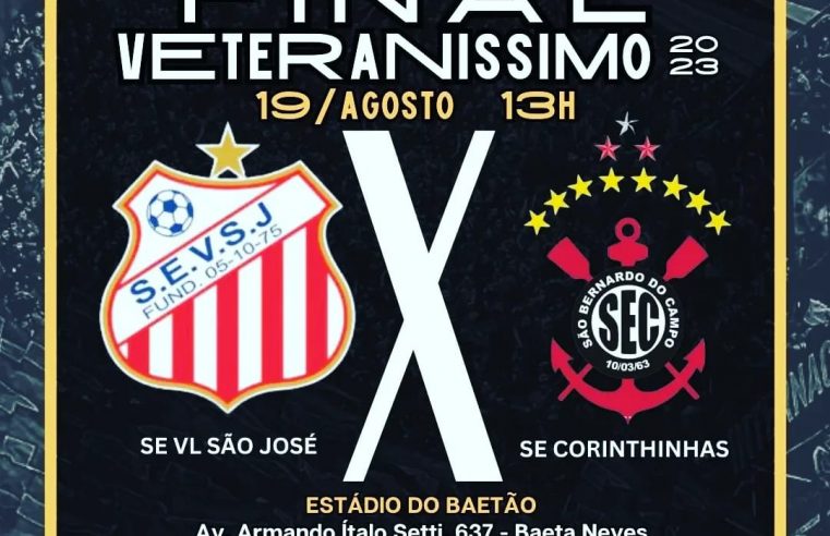 CORINTHINHAS É CAMPEÃO DO VETERANÍSSIMO 2023 NO BAETÃO