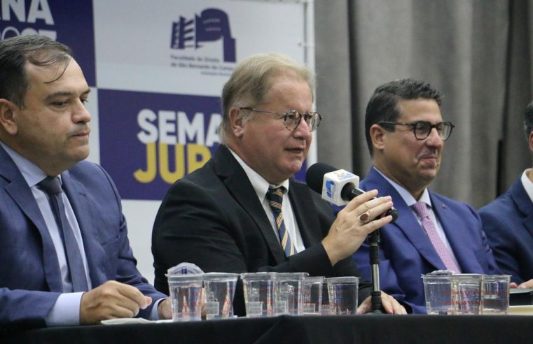 DIREITO SÃO BERNARDO INICIA SUA 23ª SEMANA JURÍDICA COM PALESTRANTE INTERNACIONAL
