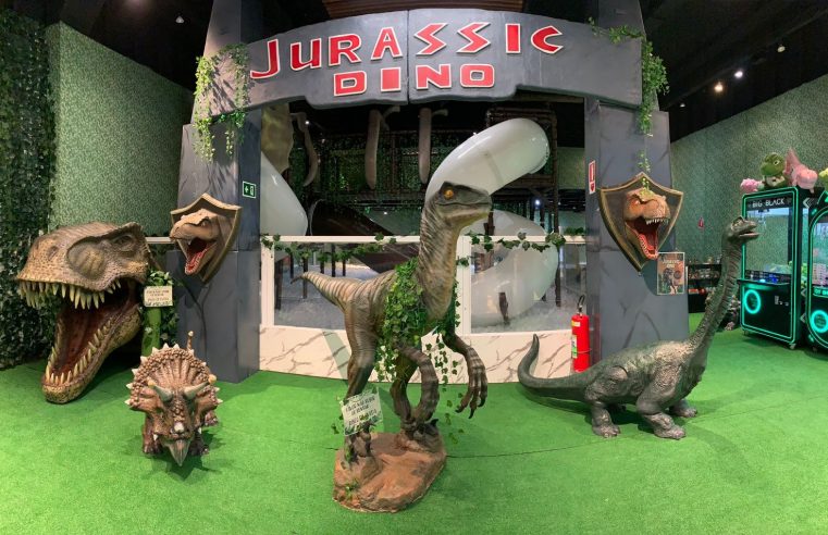 JURASSIC DINO: PARQUE COM TOBOGÃS, PISCINA DE BOLINHA E MUITO MAIS CHEGA AO SÃO BERNARDO PLAZA