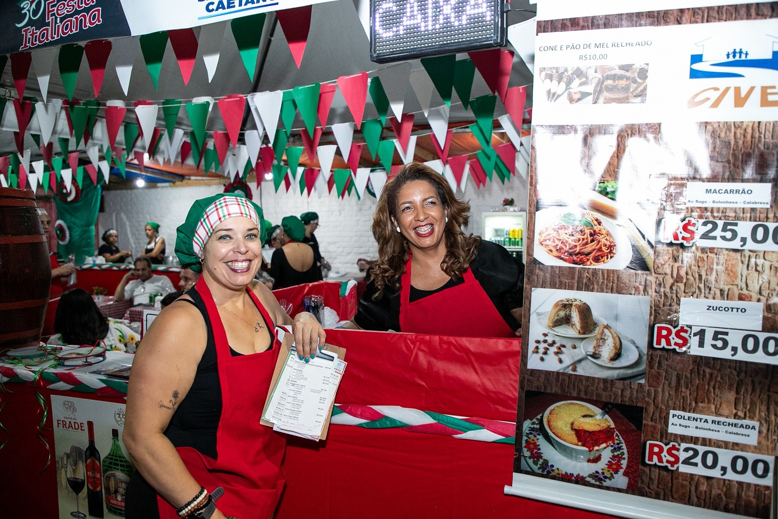 ÚLTIMO FIM DE SEMANA DA 30ª FESTA ITALIANA DE SÃO CAETANO EM GRANDE ESTILO COM SHOW DE ZIZI POSSI