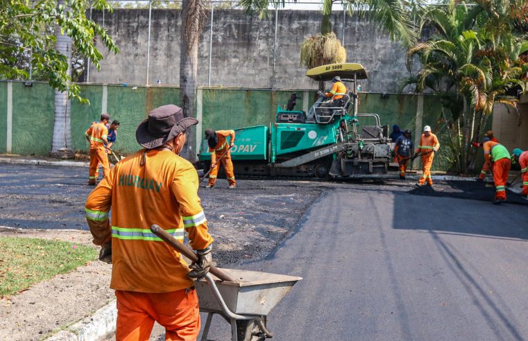 PROGRAMA ASFALTO NOVO AVANÇA NO BAIRRO DA PAULICÉIA