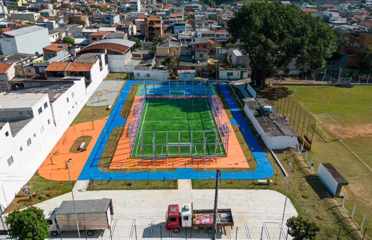 VILA VIVALDI GANHA PRAÇA-PARQUE: ESPAÇO REVITALIZADO COM QUADRA, ILUMINAÇÃO LED E ÁREAS DE LAZER