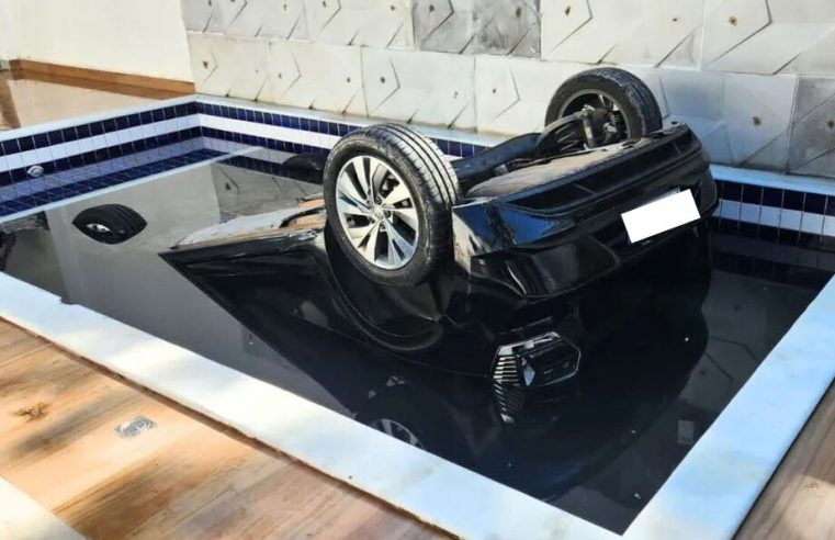 JOVEM DE 22 ANOS MORRE AFOGADA APÓS CARRO CAIR DENTRO DE PISCINA NO GUARUJÁ