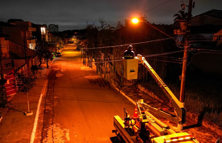 EM SÃO BERNARDO, PROGRAMA MAIS LUZ LEVA NOVA ILUMINAÇÃO AO PARQUE DOS PÁSSAROS