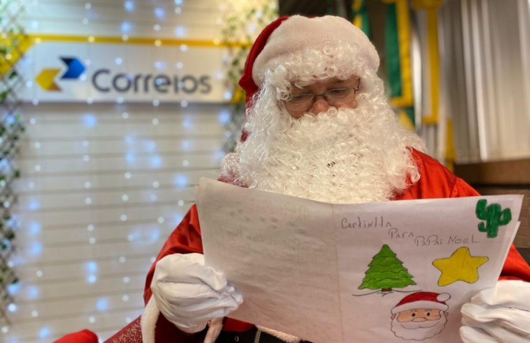 MAIS DE 130 MIL CARTAS DO PAPAI NOEL DOS CORREIOS ESTÃO DISPONÍVEIS PARA ADOÇÃO