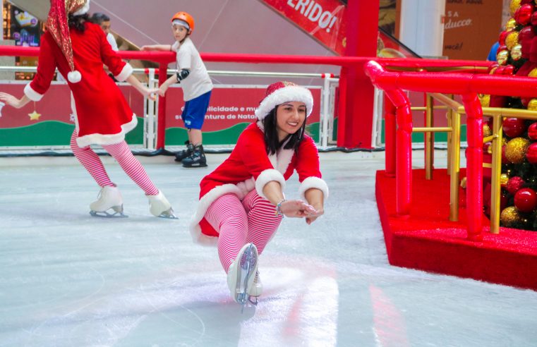 SÃO BERNARDO PLAZA CONTA PISTA DE PATINAÇÃO NO GELO NA DECORAÇÃO DE NATAL 