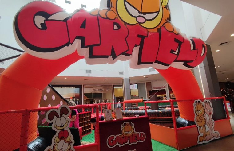 GARFIELD ARENA ANIMA FÉRIAS NO SHOPPING METRÓPOLE