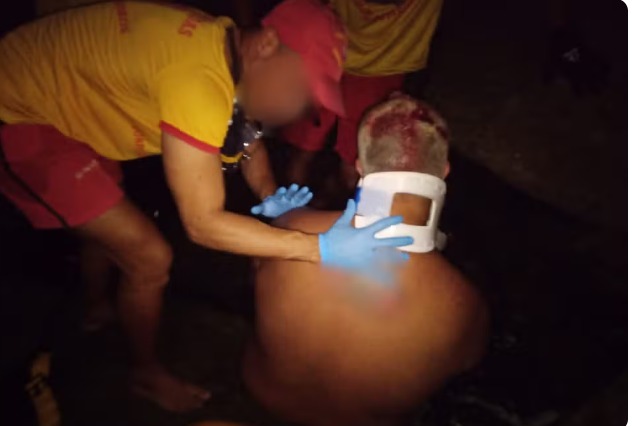 TURISTA DE SANTO ANDRÉ É RESGATADO APÓS QUEDA EM GRUTA NO LITORAL