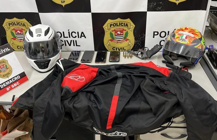 CRIMINOSOS QUE ROUBAVAM MOTOS DE LUXO SÃO PRESOS EM SÃO BERNARDO