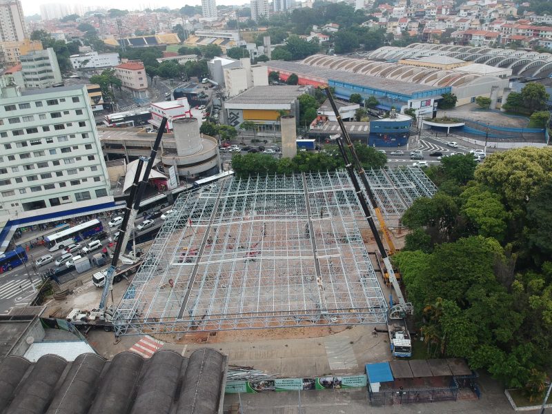 BRT-ABC AVANÇA NA CONSTRUÇÃO DO NOVO TERMINAL SÃO BERNARDO