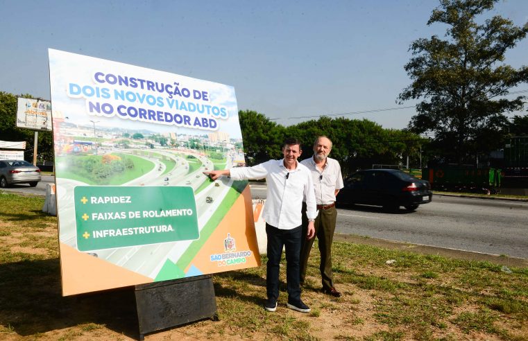 PREFEITO ORLANDO MORANDO ANUNCIA CONSTRUÇÃO DE DOIS NOVOS VIADUTOS NO CORREDOR ABD