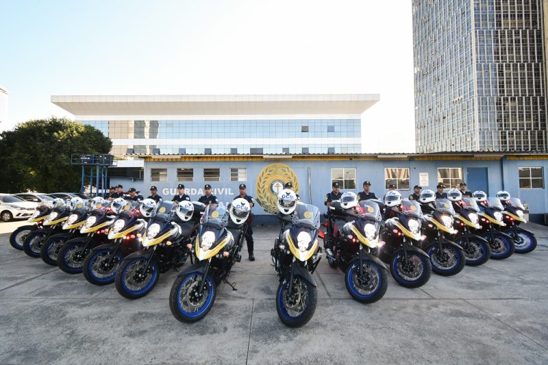 GCM DE SÃO BERNARDO RECEBE REFORÇO DE 14 MOTOS