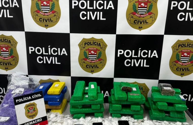 POLÍCIA CIVIL APREENDE GRANDE QUANTIDADE DE DROGAS EM CASA NO PARQUE SÃO BERNARDO