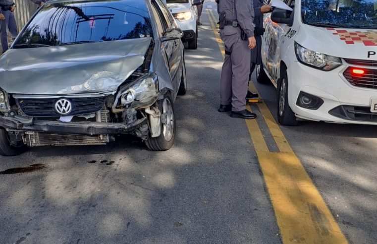 CONDUTOR DE CARRO EM FUGA É PRESO EM SÃO BERNARDO APÓS BATER EM VIATURA EM SANTO ANDRÉ