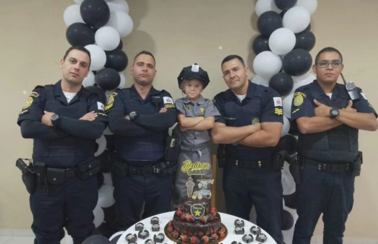 FÃ MIRIM DA POLÍCIA, BEATRIZ COMEMORA 6 ANOS COM A PRESENÇA DA GCM EM SÃO BERNARDO