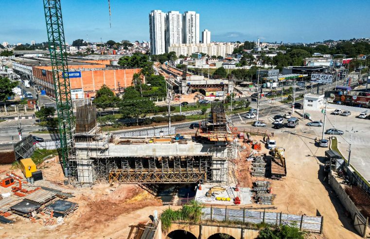 CONSTRUÇÃO DO VIADUTO ESTAIADO EM SÃO BERNARDO TEM PREVISÃO DE CONCLUSÃO EM DEZEMBRO