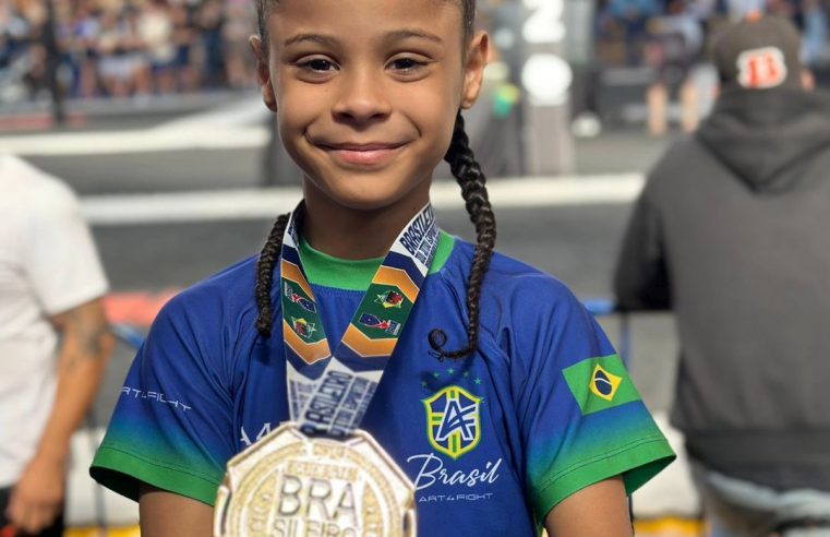 DE SÃO BERNARDO, GAROTA DE 9 ANOS PRODÍGIO DO JIU JITSU BUSCA COMPETIR FORA DO BRASIL