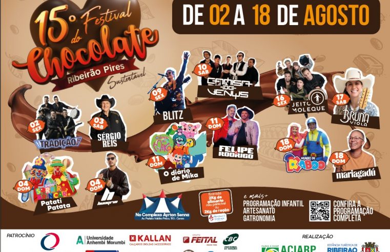 CONSÓRCIO ABC RECEBE TROCAS DE INGRESSOS PARA O FESTIVAL DO CHOCOLATE DE RIBEIRÃO PIRES