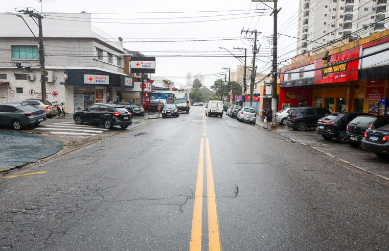 SÃO BERNARDO INICIA OBRAS DE PAVIMENTAÇÃO NA AVENIDA MOINHO FABRINI