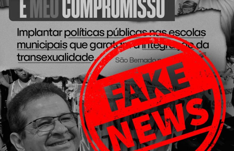 CANDIDATO LUIZ FERNANDO DESMENTE FAKE NEWS SOBRE PROPOSTAS DE EDUCAÇÃO