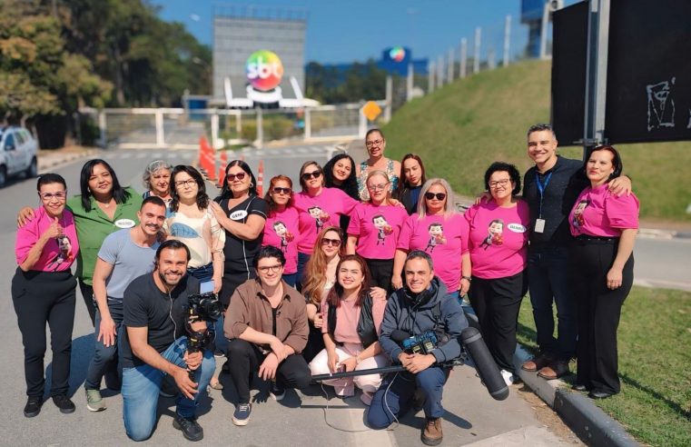 CARAVANA DE SÃO BERNARDO HOMENAGEIA SILVIO SANTOS NO “FANTÁSTICO”