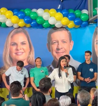 FLÁVIA MORANDO INAUGURA COMITÊ NA FARIA LIMA