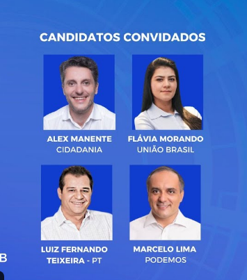 CANDIDATOS À PREFEITURA DE SÃO BERNARDO PARTICIPAM DE DEBATE NA REDE GOSPEL