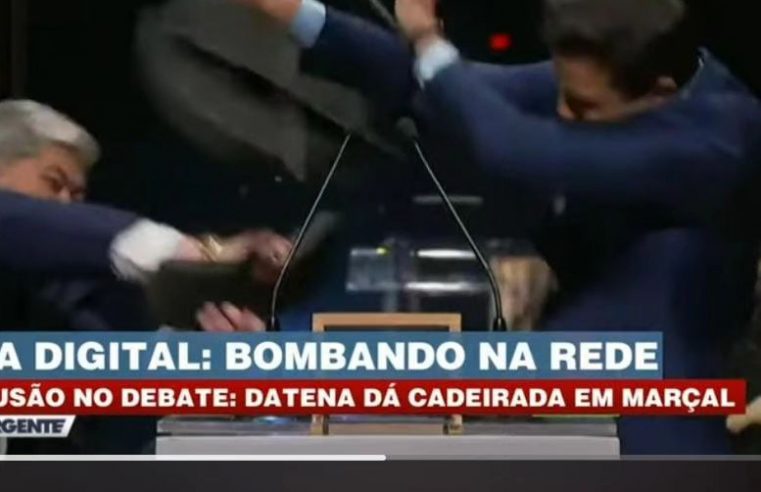 DATENA VIRA NOTÍCIA NO DATENA: BRASIL URGENTE MOSTRA AGRESSÃO EM DEBATE