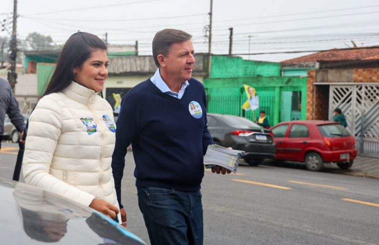 FLÁVIA PERCORRE BAIRROS E DEFENDE CONTINUIDADE DE GESTÃO EM SÃO BERNARDO