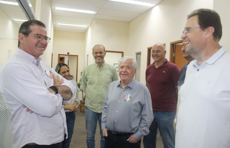 LUIZ FERNANDO RECEBE APOIO DO SETOR DE TELECOMUNICAÇÕES EM AGENDA DE CAMPANHA