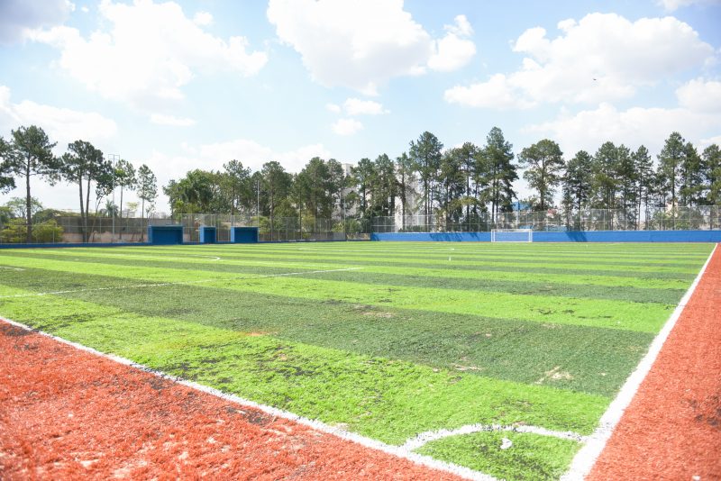 PREFEITO ORLANDO MORANDO VISTORIA ETAPA FINAL DE OBRAS DO CAMPO DE FUTEBOL DO NOVA PETRÓPOLIS
