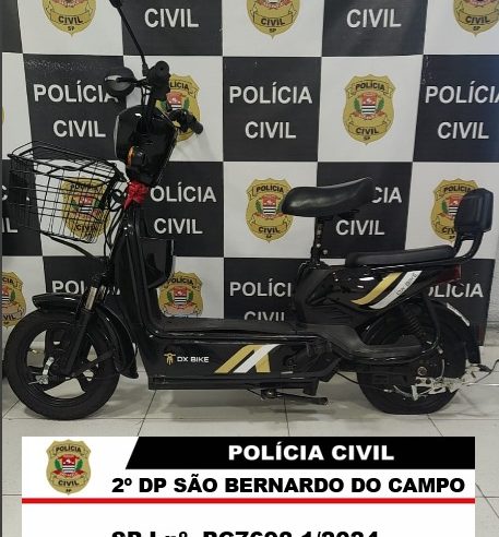 POLICIAIS PRENDEM HOMEM QUE FURTOU BIKE ELÉTRICA USANDO FURGÃO NO RUDGE RAMOS