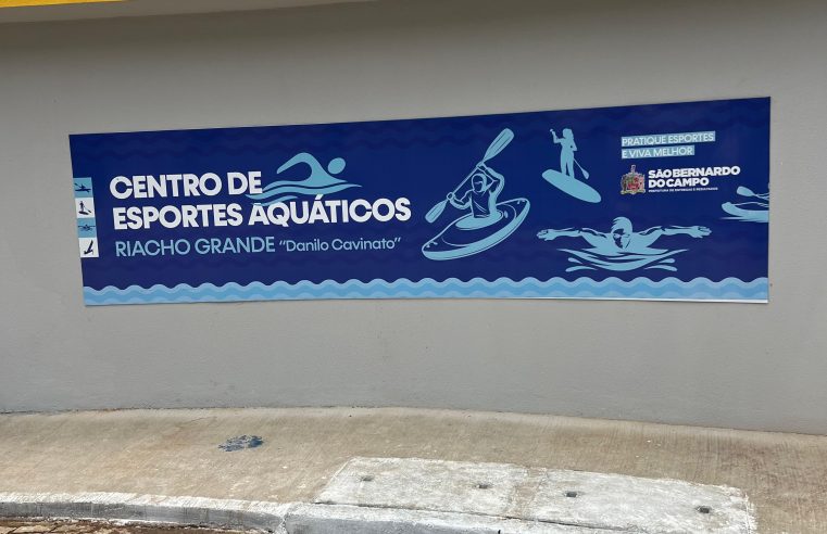 CENTRO DE ESPORTES AQUÁTICOS DANILO CAVINATO É INAUGURADO NO RIACHO GRANDE