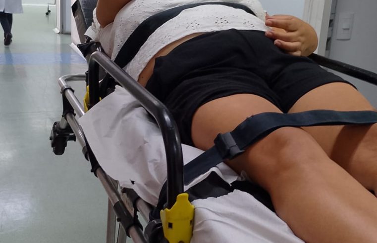 CLIENTE LEVA CHOQUE EM ESTEIRA DO SUPERMERCADO COOP DA RUA DOS VIANAS E SAMU É ACIONADO